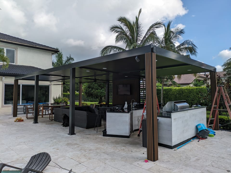 Modern Aluminum Pergola