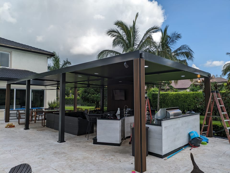 Modern Aluminum Pergola