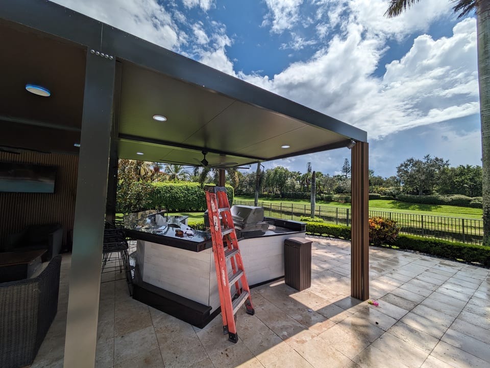 Modern Aluminum Pergola